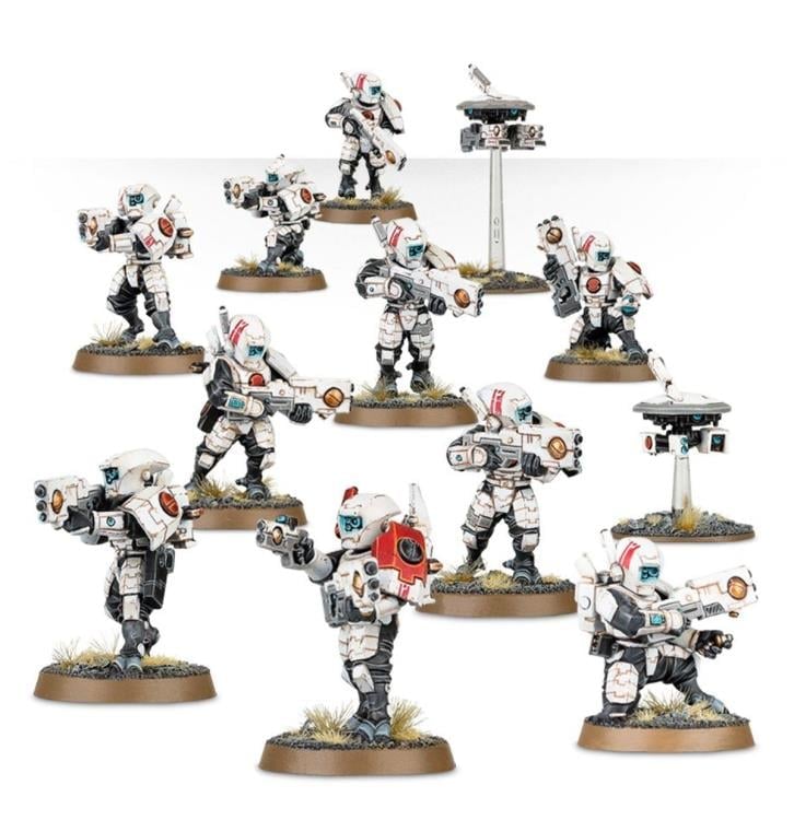 Warhammer 40,000 T'au Empire Combat Patrol Miniatures Set Gallery Image 4
