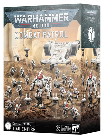 Warhammer 40,000 T'au Empire Combat Patrol Miniatures Set Gallery Image 2