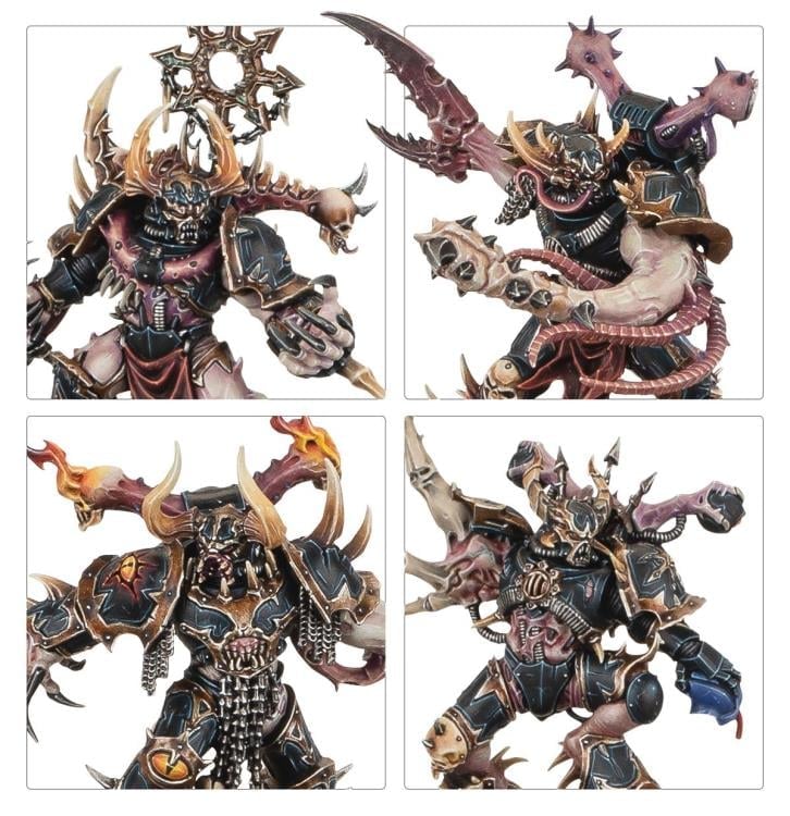 Warhammer 40,000 Chaos Space Marines Combat Patrol Miniatures Set