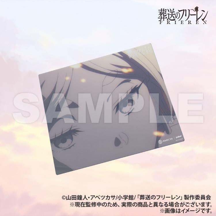 葬送のフリーレン Superglide Glass Mousepad V2 Frieren: Beyond Journey's End AMICIS Gray Frieren Superglide Glass