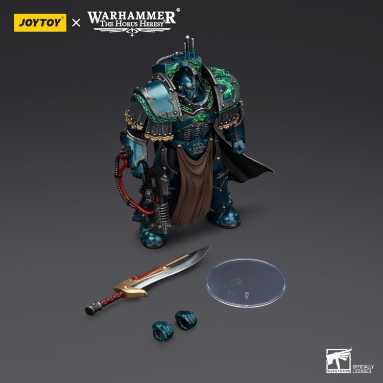 Warhammer: The Horus Heresy Alpha Legion Legion Praetor in Cataphractii Terminator Armor 1/18 Scale Action Figure Gallery Image 13