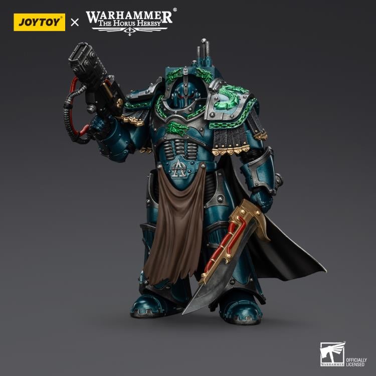 Warhammer: The Horus Heresy Alpha Legion Legion Praetor in Cataphractii Terminator Armor 1/18 Scale Action Figure Gallery Image 6
