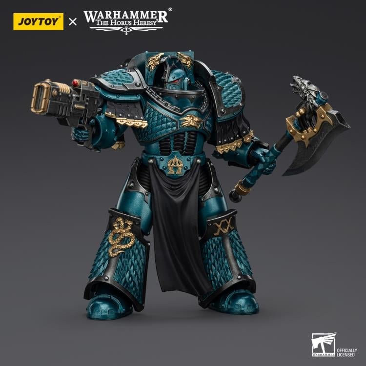 Warhammer: The Horus Heresy Alpha Legion Lernaean Terminator with Volkite Charger 1/18 Scale Action Figure Gallery Image 9