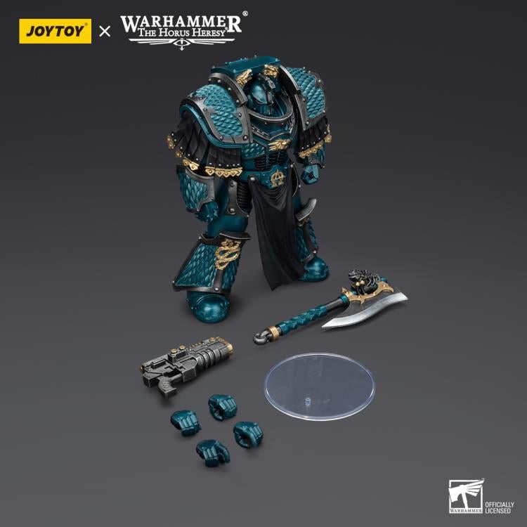 Warhammer: The Horus Heresy Alpha Legion Lernaean Terminator with Volkite Charger 1/18 Scale Action Figure Gallery Image 13