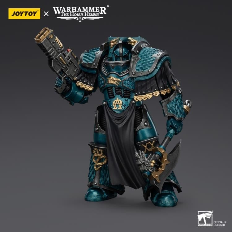 Warhammer: The Horus Heresy Alpha Legion Lernaean Terminator with Volkite Charger 1/18 Scale Action Figure Gallery Image 6