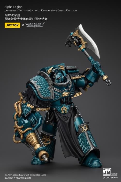 Warhammer: The Horus Heresy Alpha Legion Lernaean Terminator with Conversion Beam Cannon 1/18 Scale Action Figure Gallery Image 10