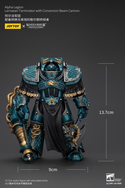 Warhammer: The Horus Heresy Alpha Legion Lernaean Terminator with Conversion Beam Cannon 1/18 Scale Action Figure Gallery Image 12