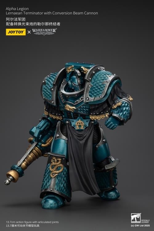 Warhammer: The Horus Heresy Alpha Legion Lernaean Terminator with Conversion Beam Cannon 1/18 Scale Action Figure Gallery Image 9