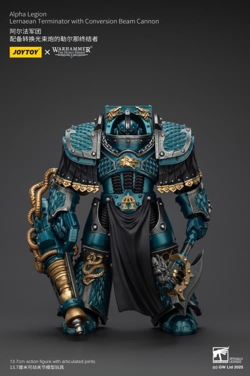 Warhammer: The Horus Heresy Alpha Legion Lernaean Terminator with Conversion Beam Cannon 1/18 Scale Action Figure Gallery Image 5