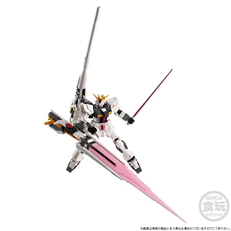 Mobile Suit Gundam U.C. Engage G Frame FA RX-93 v Gundam with Long-Range Fin Funnel & Hyper Mega Bazooka Action Figure Set Gallery Image 3