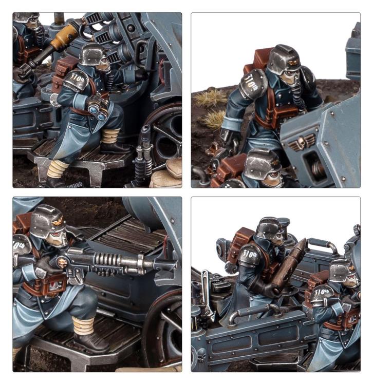 Warhammer 40,000 Astra Militarum Artillery Team Citadel Miniature Gallery Image 8