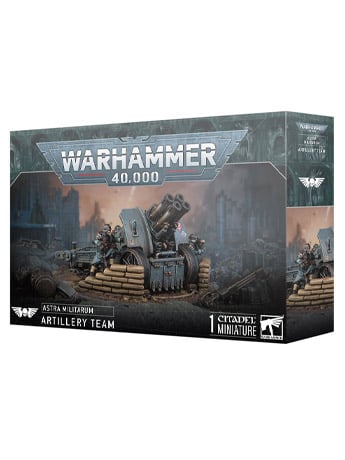 Warhammer 40,000 Astra Militarum Artillery Team Citadel Miniature Gallery Image 2