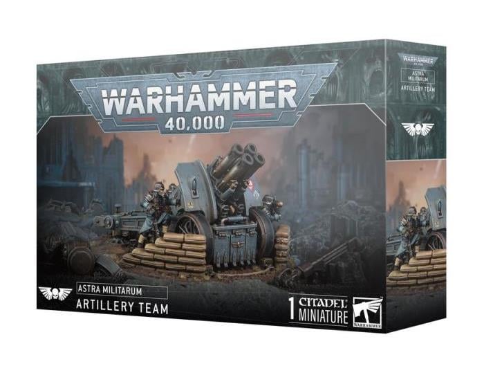 Warhammer 40,000 Astra Militarum Artillery Team Citadel Miniature Gallery Image 11