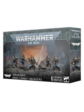 Warhammer 40,000 Astra Militarum Krieg Combat Engineers Citadel Miniatures Set Gallery Image 2