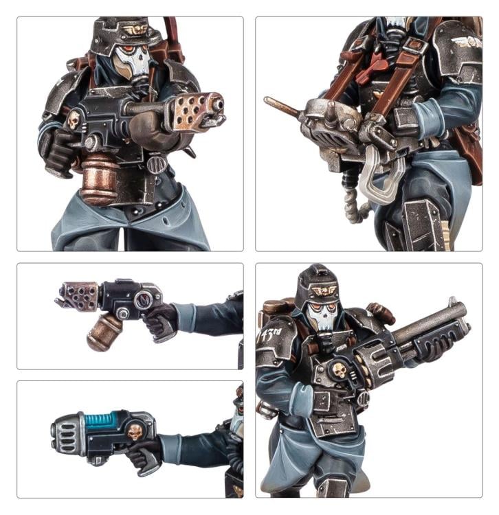 Warhammer 40,000 Astra Militarum Krieg Combat Engineers Citadel Miniatures Set Gallery Image 6