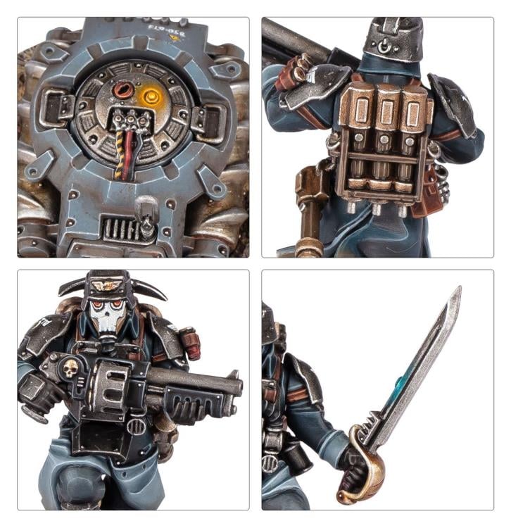 Warhammer 40,000 Astra Militarum Krieg Combat Engineers Citadel Miniatures Set Gallery Image 5