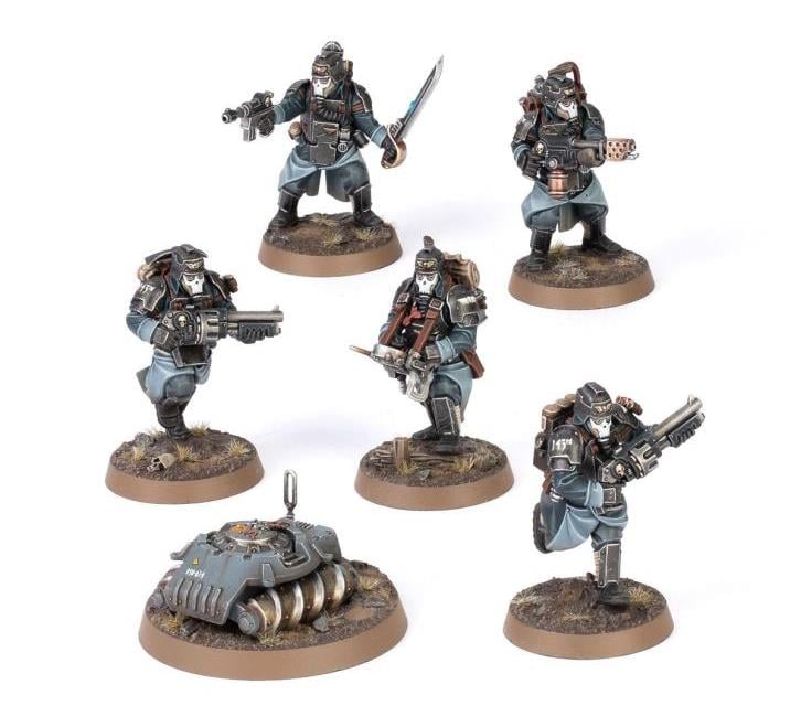 Warhammer 40,000 Astra Militarum Krieg Combat Engineers Citadel Miniatures Set Gallery Image 3