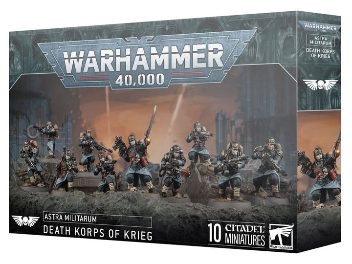 Warhammer 40,000 Astra Militarum Death Korps of Krieg Citadel Miniatures Set Gallery Image 1