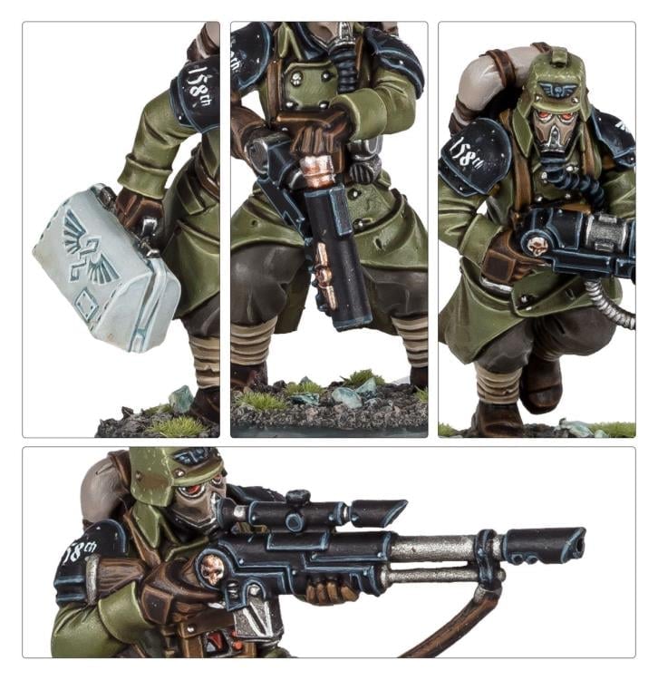 Warhammer 40,000 Astra Militarum Death Korps of Krieg Citadel Miniatures Set Gallery Image 6