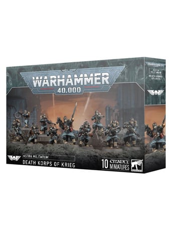 Warhammer 40,000 Astra Militarum Death Korps of Krieg Citadel Miniatures Set Gallery Image 2