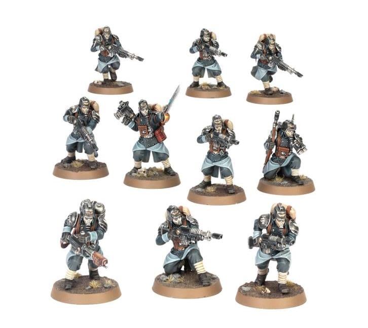 Warhammer 40,000 Astra Militarum Death Korps of Krieg Citadel Miniatures Set Gallery Image 3