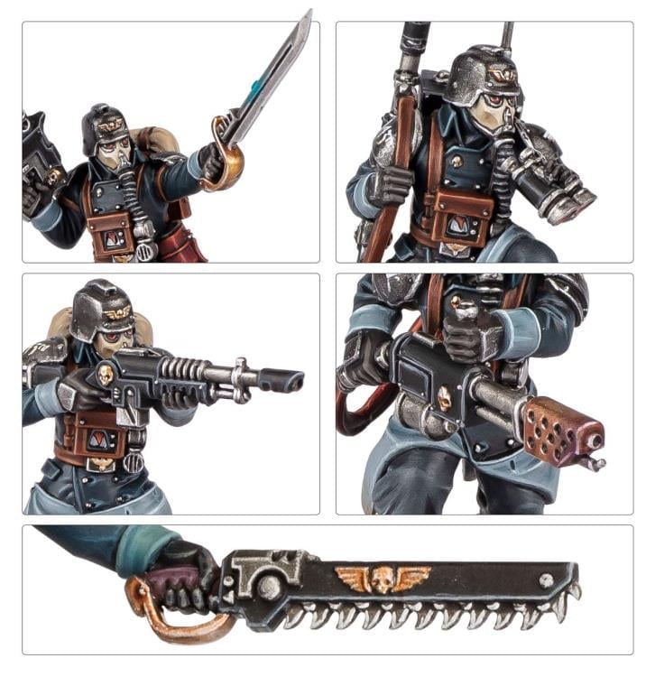 Warhammer 40,000 Astra Militarum Death Korps of Krieg Citadel Miniatures Set Gallery Image 4