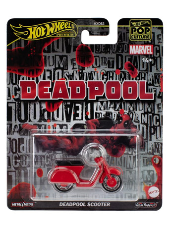Deadpool Hot Wheels Premium Pop Culture Deadpool Scooter Gallery Image 2