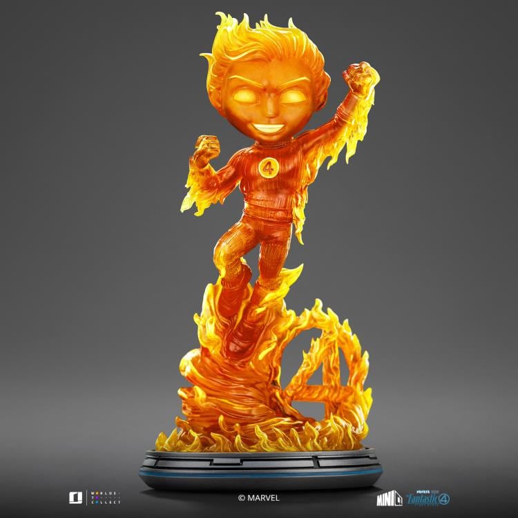 The Fantastic Four: First Steps MiniCo Human Torch Figure Gallery Image 7