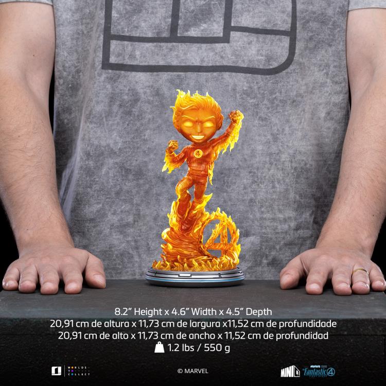 The Fantastic Four: First Steps MiniCo Human Torch Figure Gallery Image 8