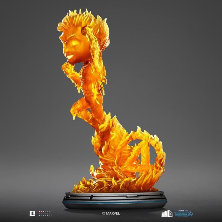 The Fantastic Four: First Steps MiniCo Human Torch Figure Gallery Image 6