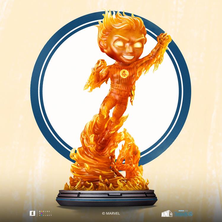 The Fantastic Four: First Steps MiniCo Human Torch Figure Gallery Image 3