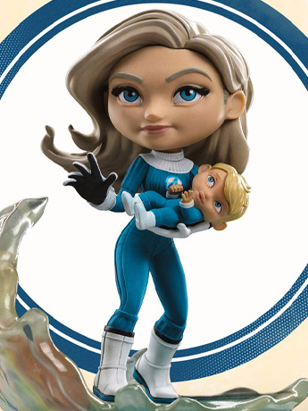 The Fantastic Four: First Steps MiniCo Invisible Woman Figure Gallery Image 2