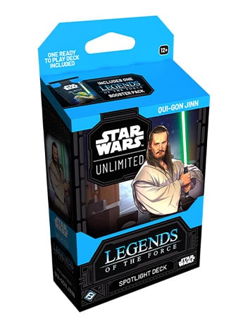 Star Wars: Unlimited Legends of the Force Qui-Gon Jinn Spotlight Deck Gallery Image 2