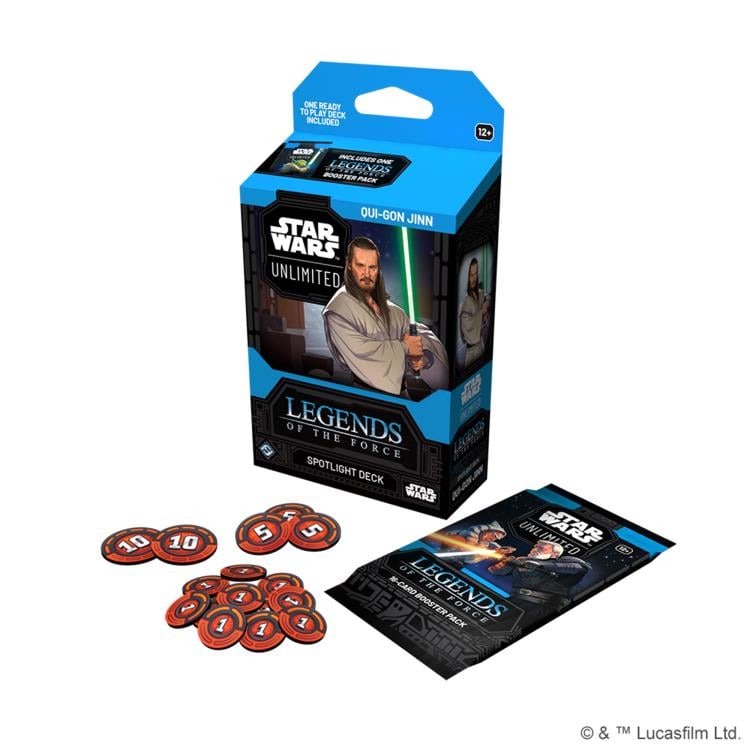 Star Wars: Unlimited Legends of the Force Qui-Gon Jinn Spotlight Deck Gallery Image 3