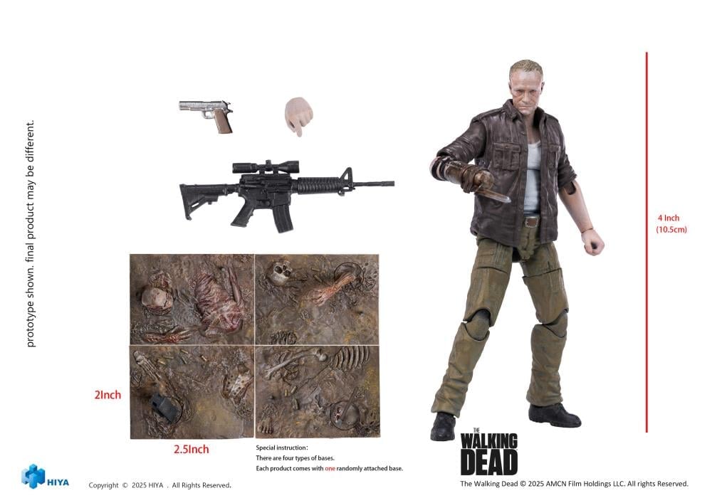 The Walking Dead Exquisite Mini Series Merle Dixon 1/18 Scale PX Previews Exclusive Action Figure Gallery Image 14