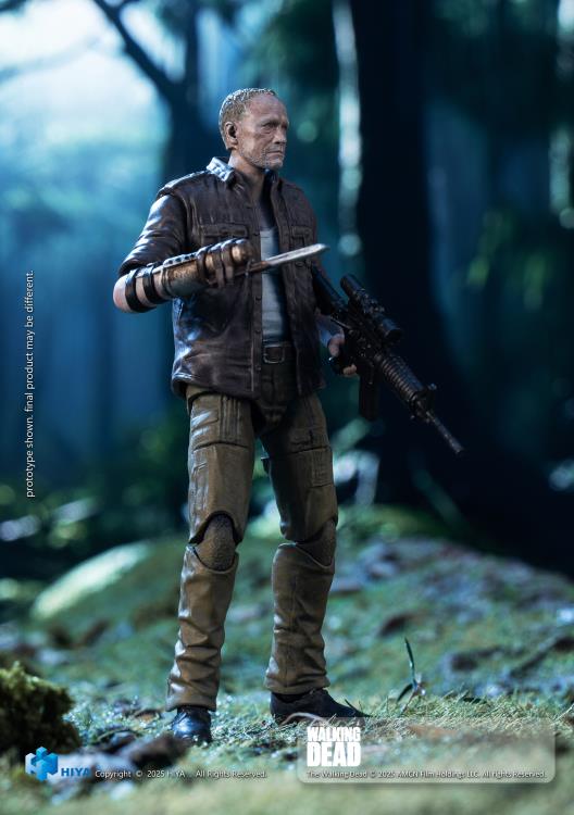 The Walking Dead Exquisite Mini Series Merle Dixon 1/18 Scale PX Previews Exclusive Action Figure Gallery Image 3