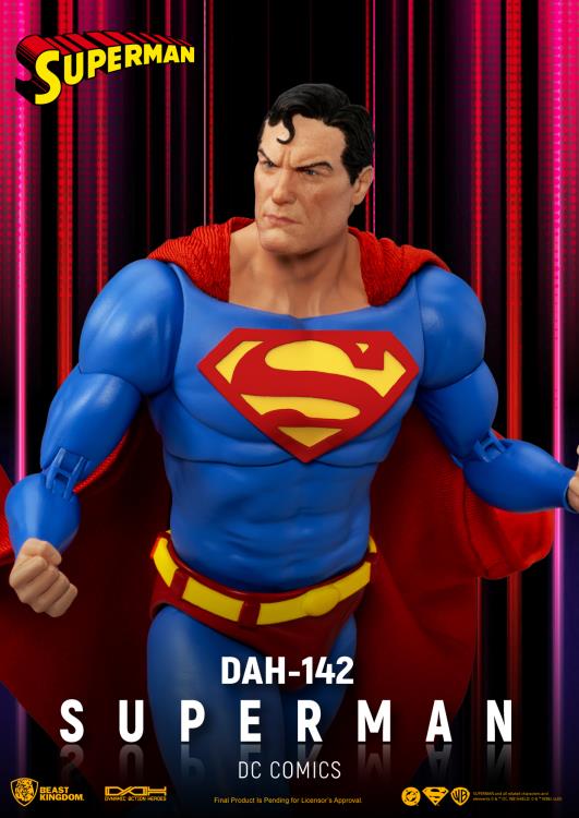 DC Comics Dynamic 8ction Heroes DAH-142 Superman Action Figure Gallery Image 7