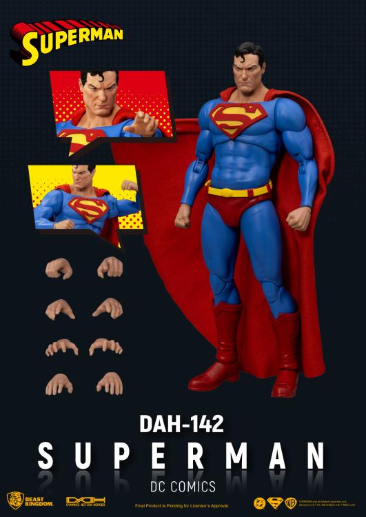 DC Comics Dynamic 8ction Heroes DAH-142 Superman Action Figure DC Comics Dynamic 8ction Heroes DAH-142 Superman Action Figure