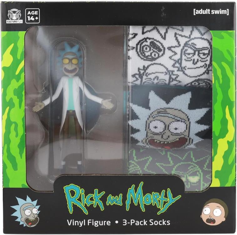 Rick and Morty Vinyl and Sock Gift Bundle Gallery Image 8
