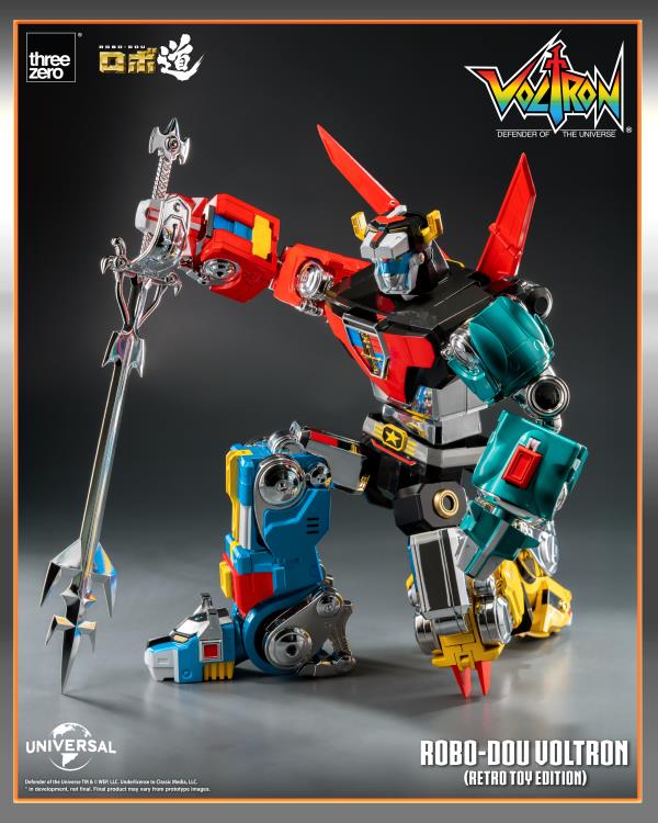 Voltron: Defender of the Universe ROBO-DOU Voltron (Retro Toy Edition) Action Figure Gallery Image 10