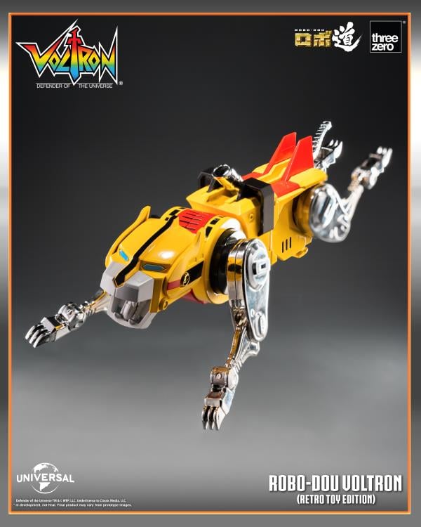 Voltron: Defender of the Universe ROBO-DOU Voltron (Retro Toy Edition) Action Figure Gallery Image 12