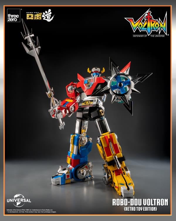 Voltron: Defender of the Universe ROBO-DOU Voltron (Retro Toy Edition) Action Figure Gallery Image 5