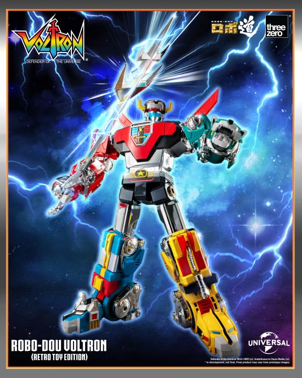 Voltron: Defender of the Universe ROBO-DOU Voltron (Retro Toy Edition) Action Figure Gallery Image 3