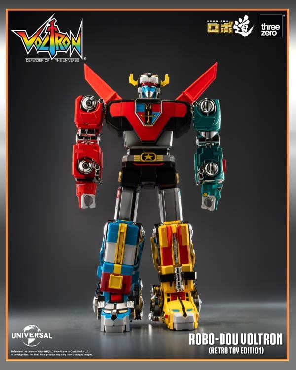 Voltron: Defender of the Universe ROBO-DOU Voltron (Retro Toy Edition) Action Figure Gallery Image 4