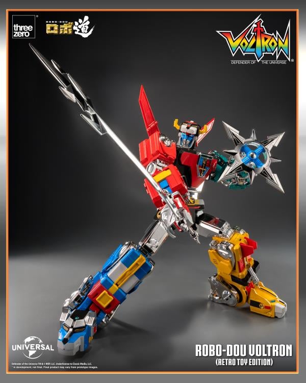 Voltron: Defender of the Universe ROBO-DOU Voltron (Retro Toy Edition) Action Figure Gallery Image 7