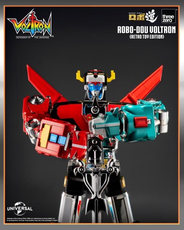 Voltron: Defender of the Universe ROBO-DOU Voltron (Retro Toy Edition) Action Figure Gallery Image 8