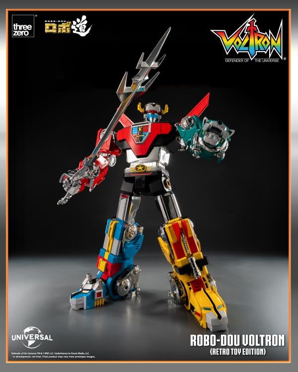 Voltron: Defender of the Universe ROBO-DOU Voltron (Retro Toy Edition) Action Figure Gallery Image 6