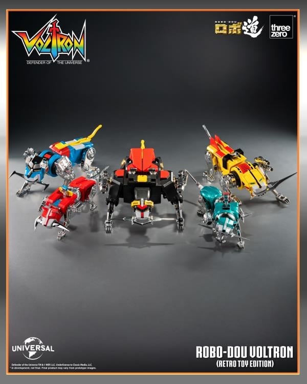 Voltron: Defender of the Universe ROBO-DOU Voltron (Retro Toy Edition) Action Figure Gallery Image 16