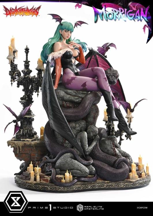 Darkstalkers Real Elite Masterline Morrigan 1/4 Scale Limited Edition Statue (With Bonus) Gallery Image 10