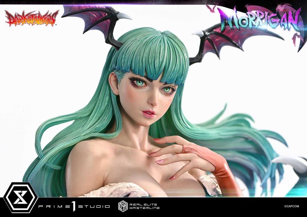 Darkstalkers Real Elite Masterline Morrigan 1/4 Scale Limited Edition Statue (With Bonus) Gallery Image 18